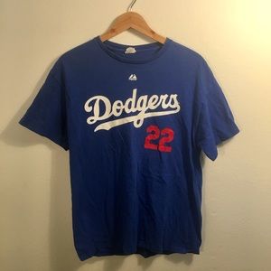 LA Dodgers Clayton Kershaw Baseball T-Shirt